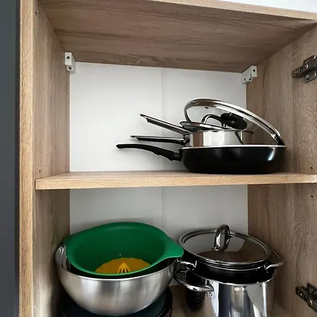 Modernes City-apartment Muelheim - Kueche, Smart-tv, Schnelles Wlan, Naehe Essen & Duesseldorf Apartament