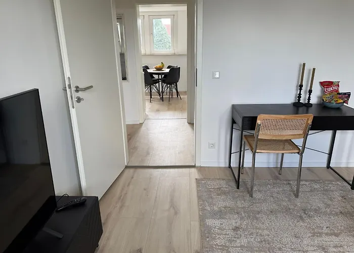 Modernes Apartment Muelheim - Freie Parkplaetze, Smart-Tv, Wlan, Naehe Messe Essen & Duesseldorf Mülheim an der Ruhr